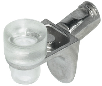 Suportes de prateleira, para prateleiras de vidro, para encaixar em furação de Ø 5 mm