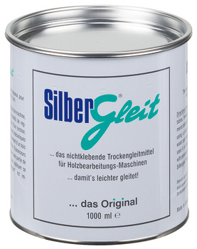 Lubrificante seco, Silbergleit<sup>®</sup>; evita a colagem/resinação de paradas, mesas de máquinas, etc.