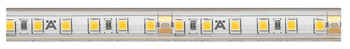 Fita LED com revestimento de silicone, Häfele Loox5 LED 3043 de 24 V, 8 mm, 2 pinos (monocromático), 120 LEDs/m, 4,8 W/m, IP44
