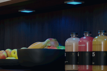 Luminárias de montagem sobreposta, RGB, quadrado, Häfele Loox5 LED 2081, 12 V