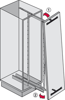 Sistema elétrico de abertura de porta, Kesseböhmer eTouch