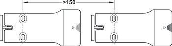 Fechadura para móveis, EFL 30, fechadura alimentada por bateria
