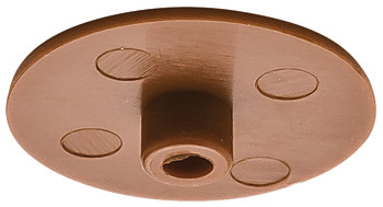 Tampa de cobertura, Para Häfele Minifix<sup>®</sup> 15 sem borda, a partir da espessura da madeira de 15 mm