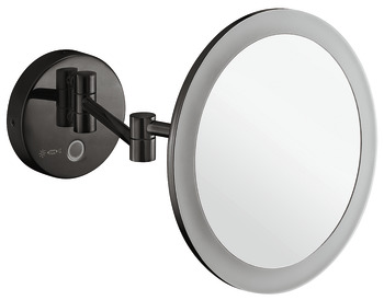 Espelho para maquiagem, Com ampliação de 5 vezes, redondo