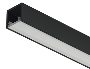 Perfil para montagem sobreposta, Perfil Häfele Loox5 2102, para fitas LED, alumínio