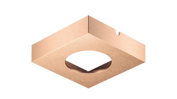 Iluminação baixa para caixa de armário, para módulo de luz Häfele Loox5 para furo de Ø 58 mm, aço